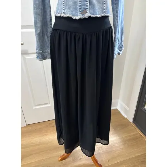 Future Collective Drop Waist Ankle Skirt S NWOT Whimsy Goth Cottagecore Coquette - Picture 2 of 6